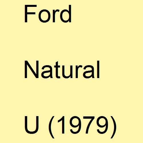 Ford, Natural, U (1979).